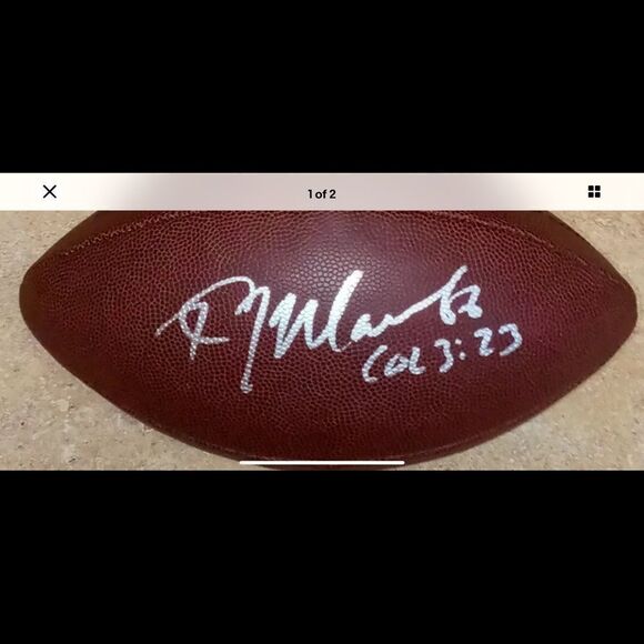 Signed cap by Kevin Mawae whil Tennessee Titan - Picture 9 of 14